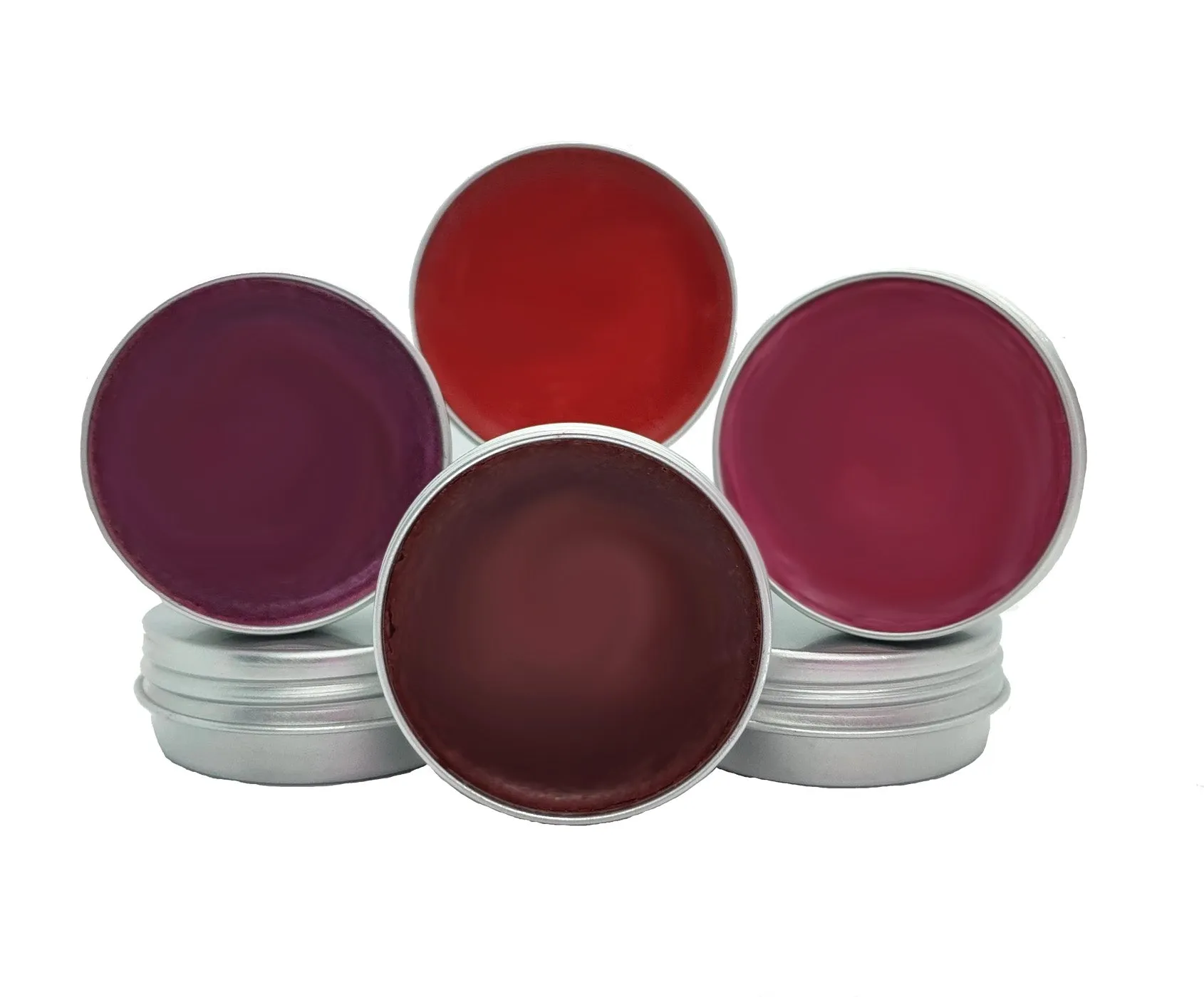 100% Natural, Organic & Vegan Tinted Lip Balm Tins (Private Label)