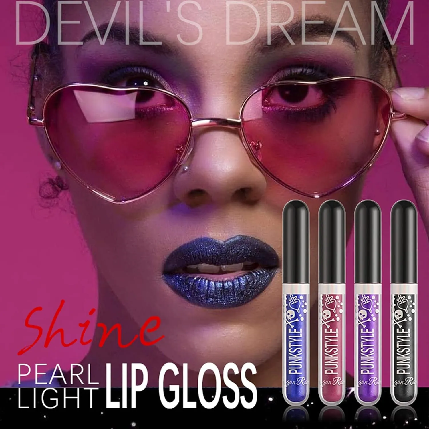 12-Piece Waterproof Glitter Lip Gloss Collection - Metallic Liquid Lipstick Set for All-Day Shine