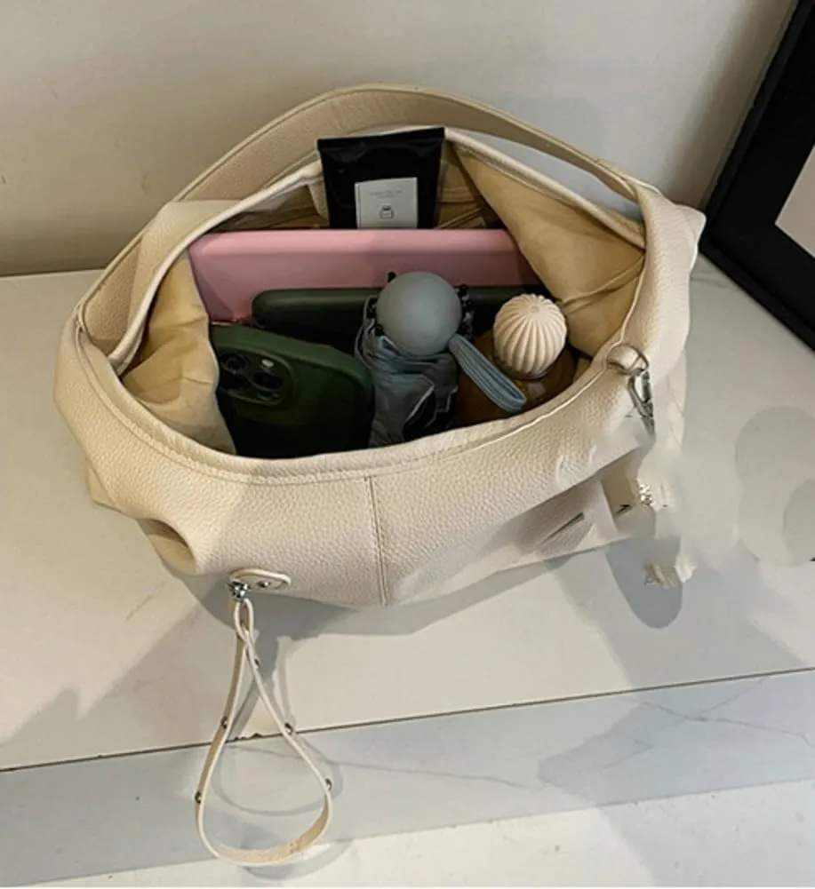 2 Pcs Slouchy Crescent Hobo Bags Women Trendy Crossbody Purse Satchels Shoulder Bag Cute Top-handle Tote Handbag 2025