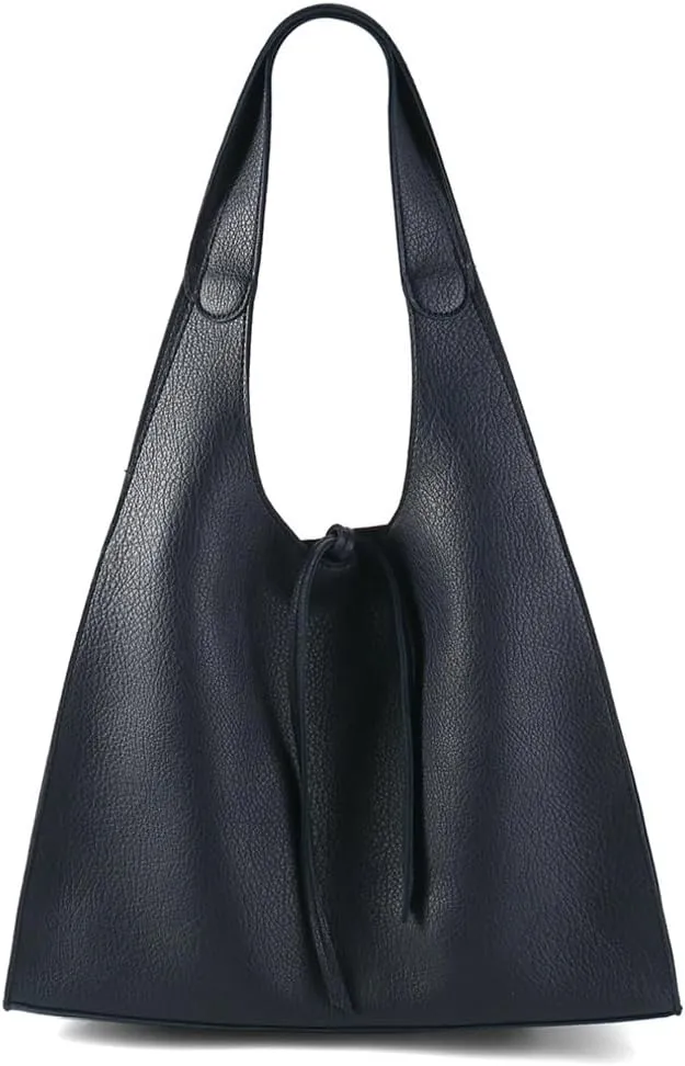 2 Pcs Slouchy PU Leather Crescent Hobo Bags Women Trendy Crossbody Purse Satchels Shoulder Bag Top-handle Tote Handbag