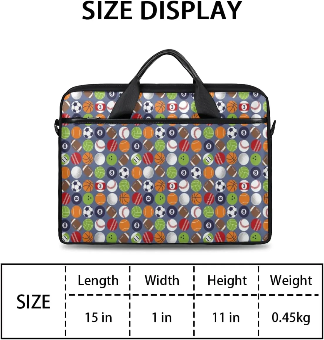 Abstract Art Graffiti Laptop Shoulder Messenger Bag Waterproof Laptop Briefcase with Handle and Padded Strap Case Sleeve