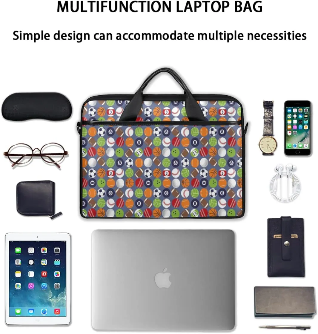 Abstract Art Graffiti Laptop Shoulder Messenger Bag Waterproof Laptop Briefcase with Handle and Padded Strap Case Sleeve