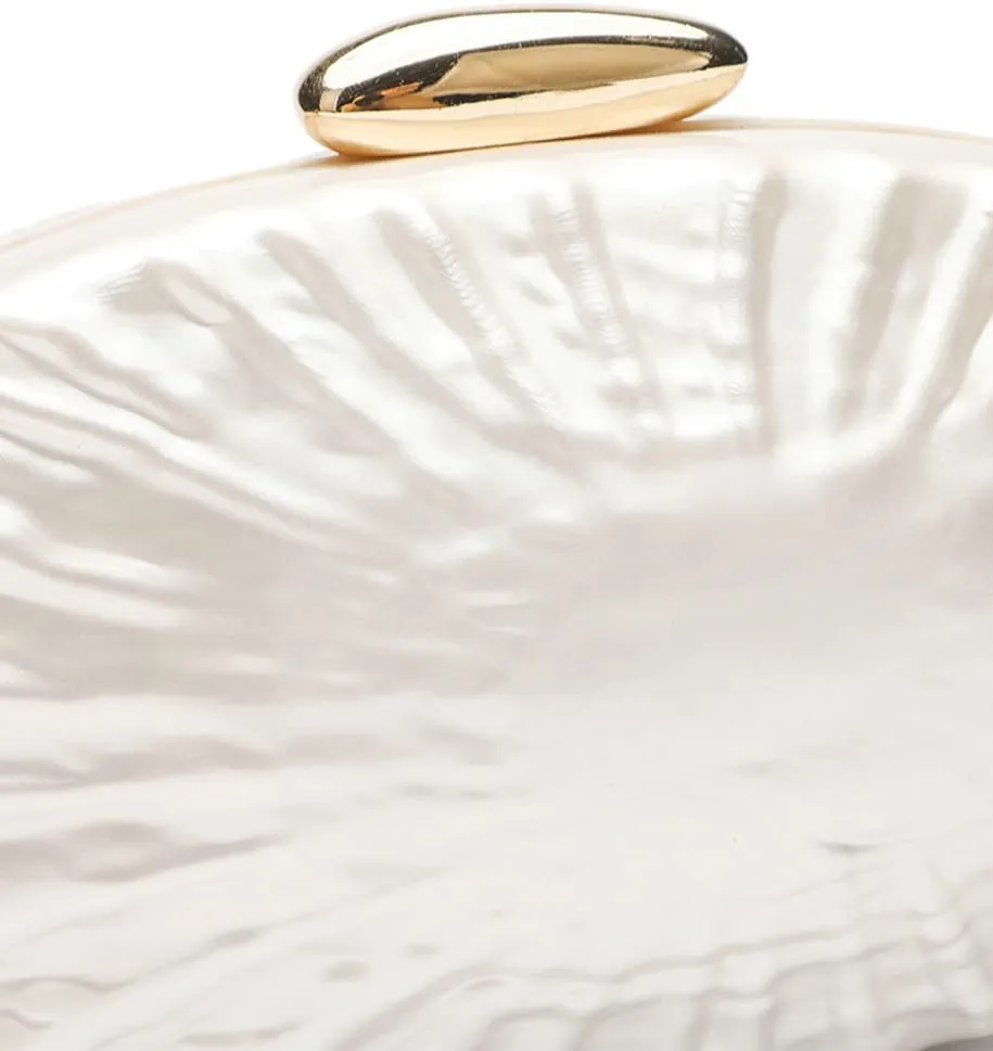 Acrylic Evening Bags for Women Formal Shell Acrylic Purse Marble Evening Clutch Handbags with Chain for Wedding Prom Party