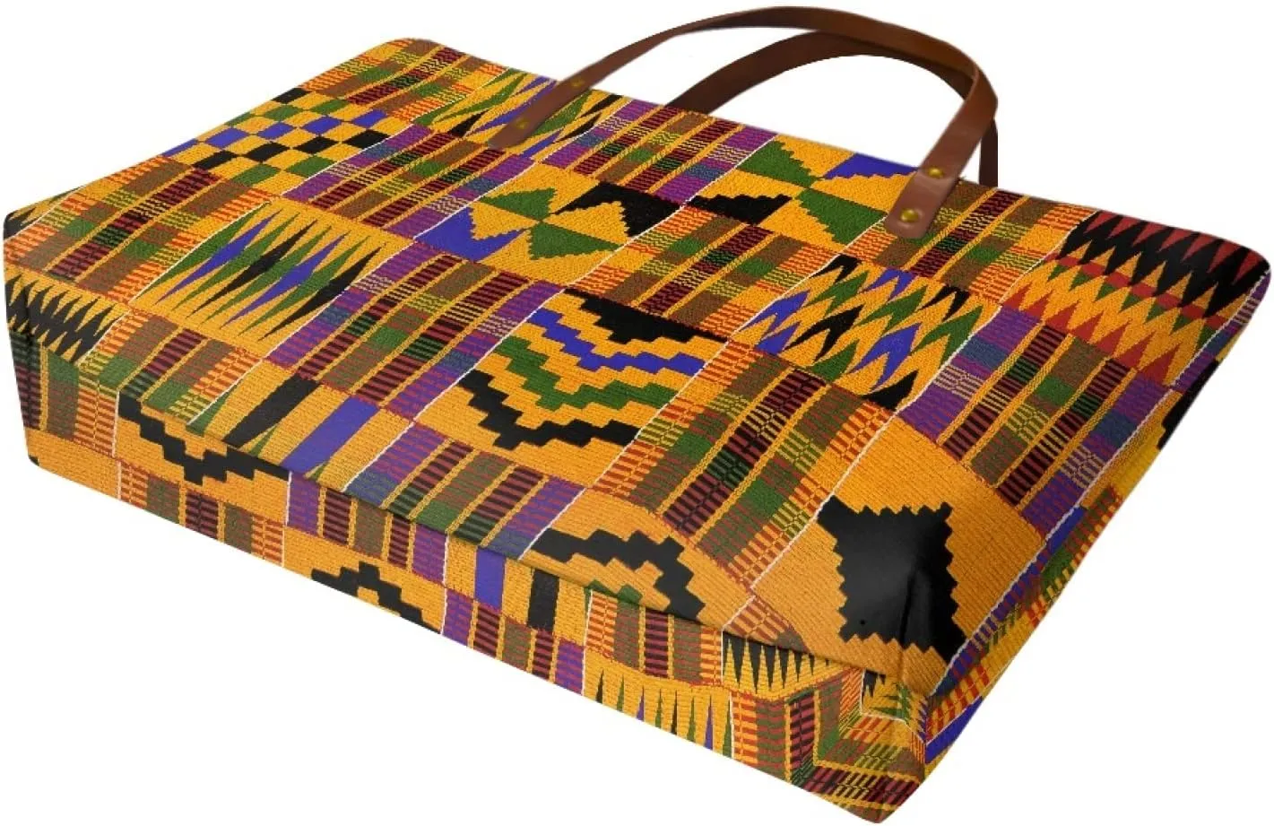 African Tribal Ethnic Print Women Tote Shoulder Bags Casual Handbag