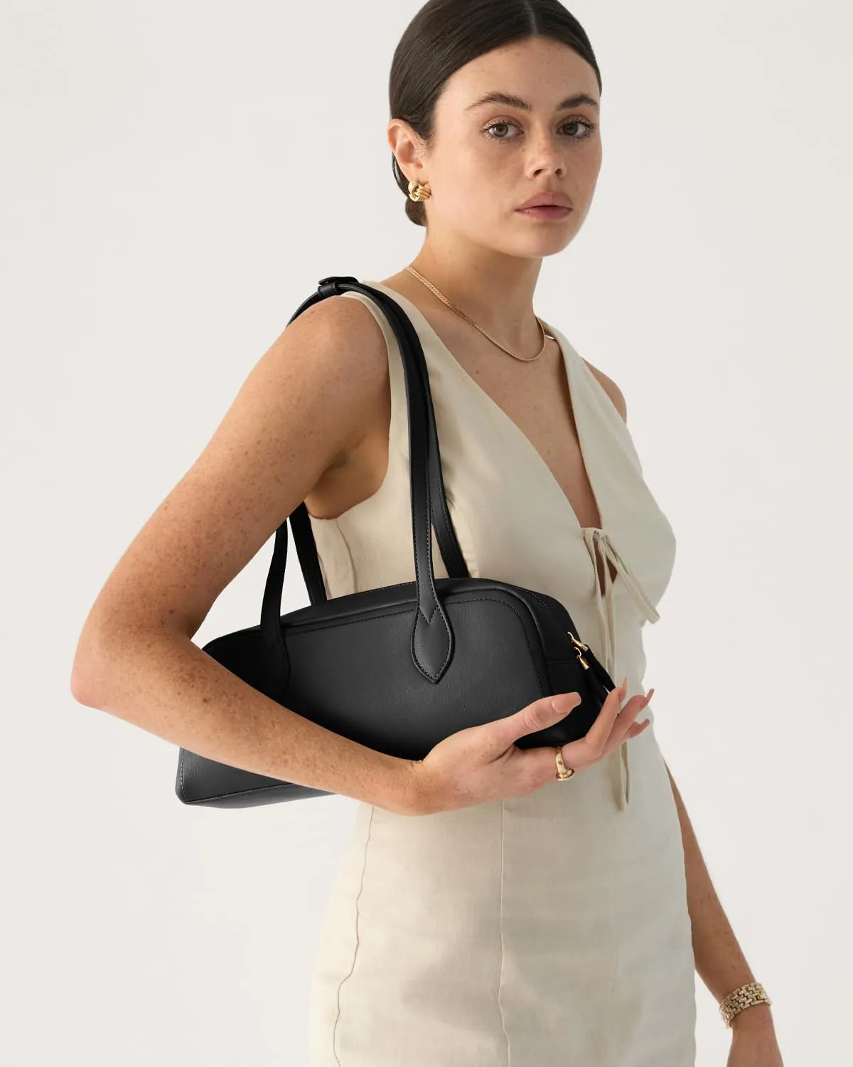 Apryl Shoulder Bag for Women - Small Purses for Women - Shoulder Purses - Cute Trendy Handbag Vegan Leather