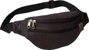 Assorted Leather Fanny Packs (Burgundy)