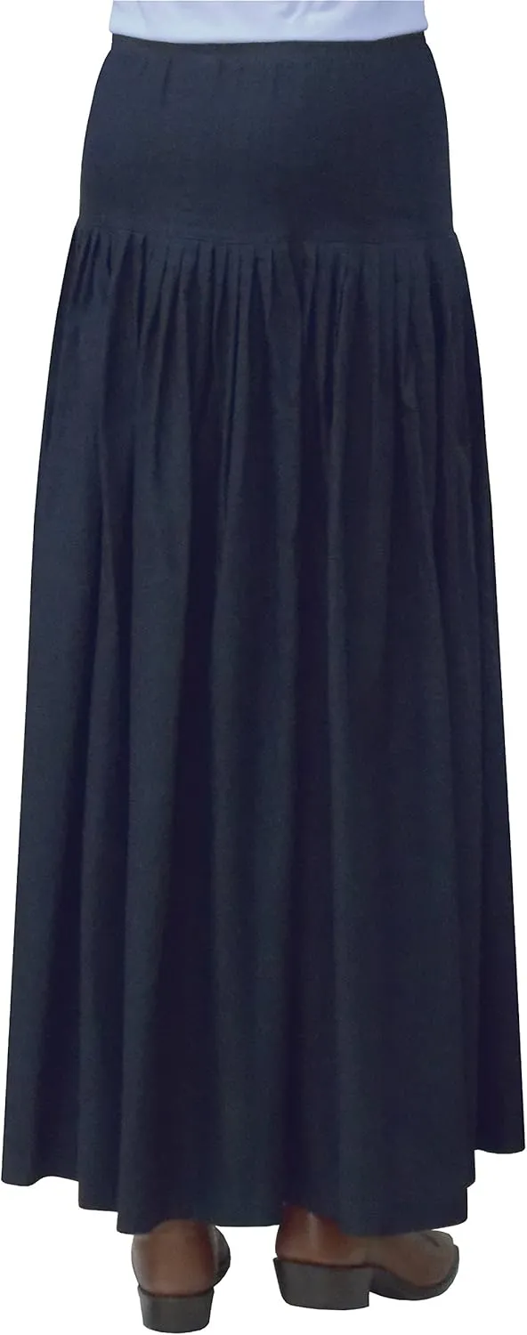 Baby'O Women's Original Biz Style Ankle Length Long Denim Skirt