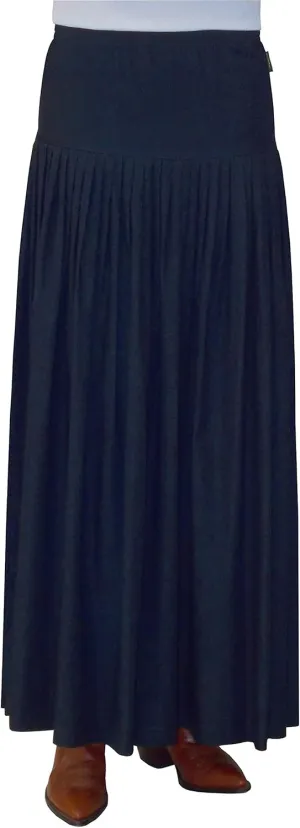 Baby'O Women's Original Biz Style Ankle Length Long Denim Skirt