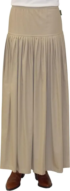 Baby'O Women's Original Biz Style Ankle Length Long Denim Skirt