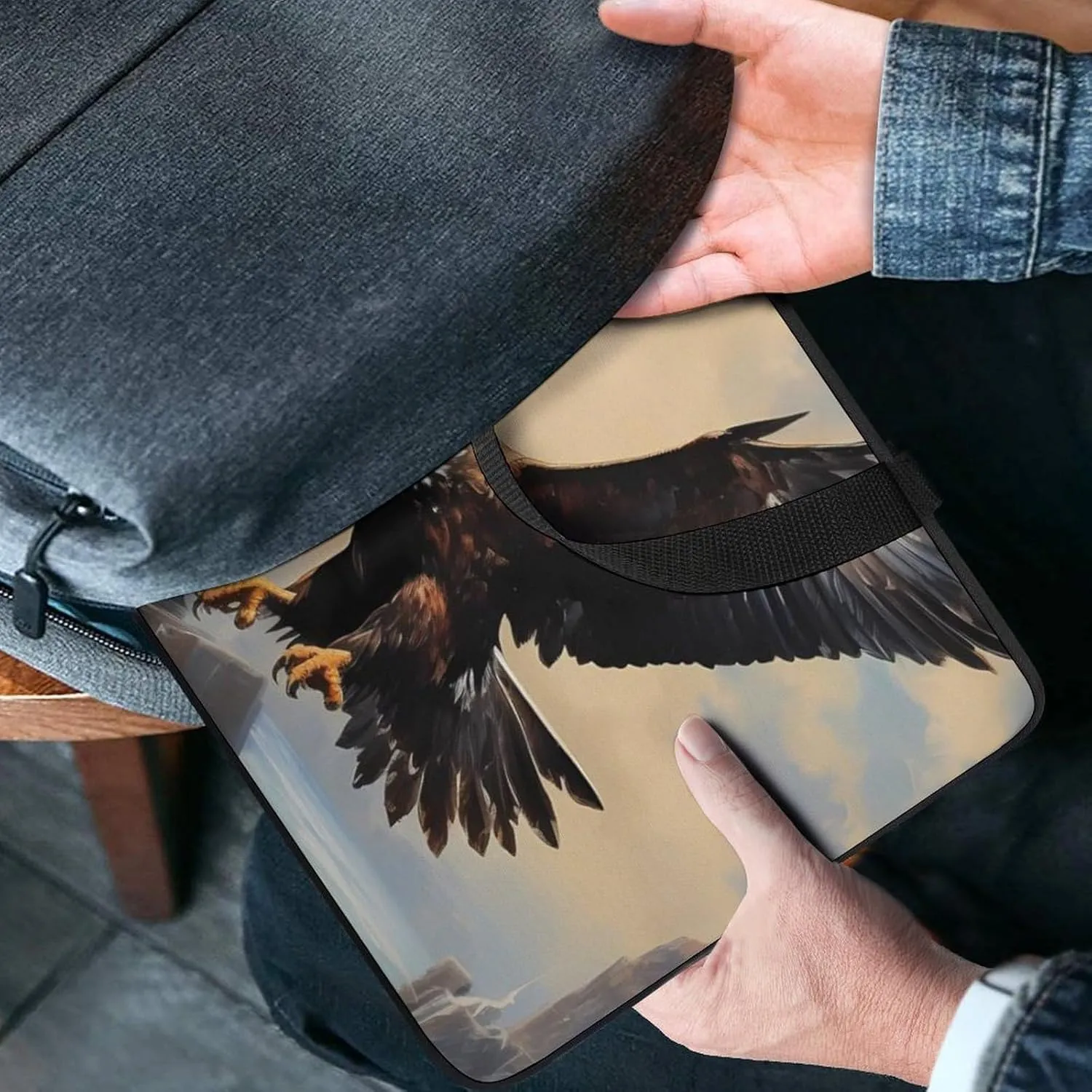 Bald Eagle Laptop Bag Carrying Case Computer Protective Sleeve Case Briefcase for Men Women