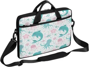 Beautiful African Woman Laptop Shoulder Messenger Bag Waterproof Laptop Briefcase with Handle and Padded Strap Case Sleeve