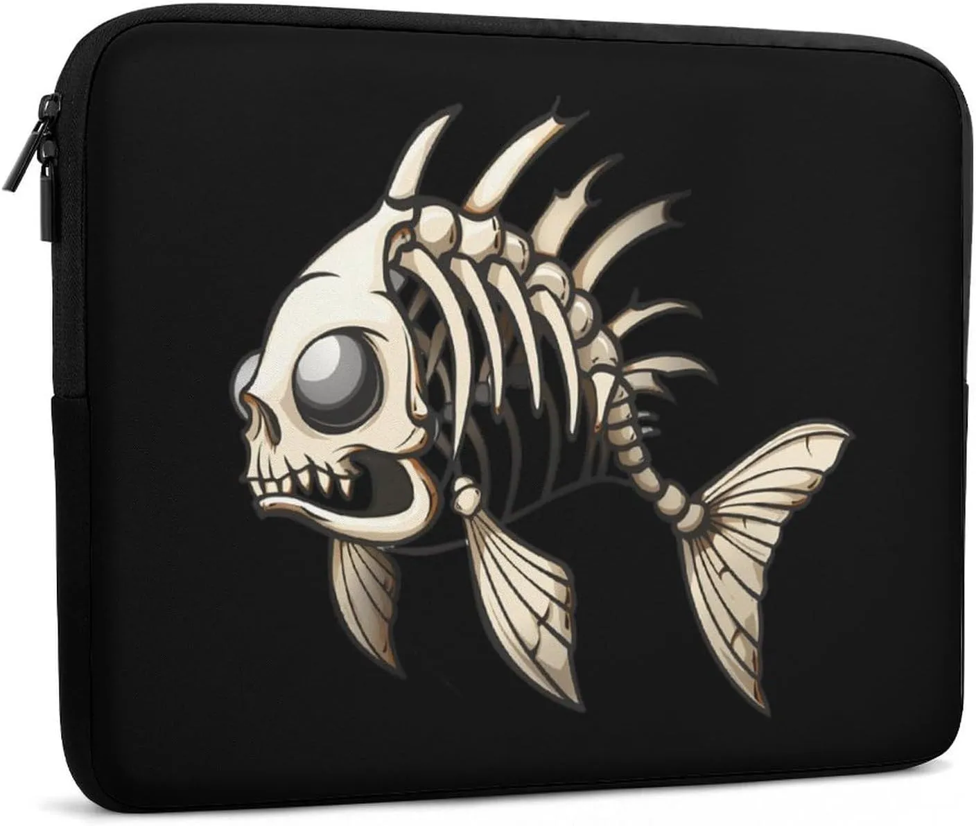 Bone Fish Skeleton Laptop Sleeve Bag Notebook Computer Pocket Case Tablet Briefcase Laptop Carrying Case 12inch