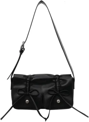 Bowknot Shoulder Bags for Women Fashion Tote Bag Purse with Cute Bow Casual Hobo Crossbody Bags Handbag