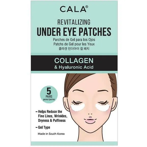 CALA Under Eye Patches: Collagen & Hyaluronic Acid (5/PK)