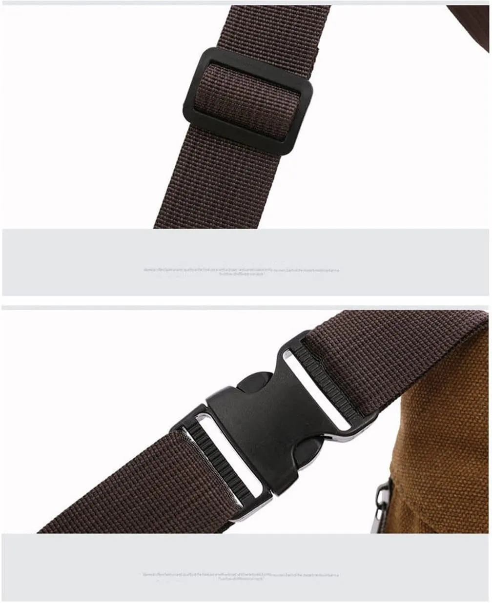 Canvas Men's Waist Packs Outdoor Sports Mountaineering Bag Fitness Running Chest Bag Mobile Phone Bag(C)
