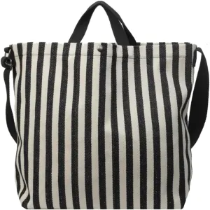 Canvas Tote Bag Hobo Bags for Women Striped Shoulder Bags Crossbody Bag Large Satchel Handbag Casual Purse
