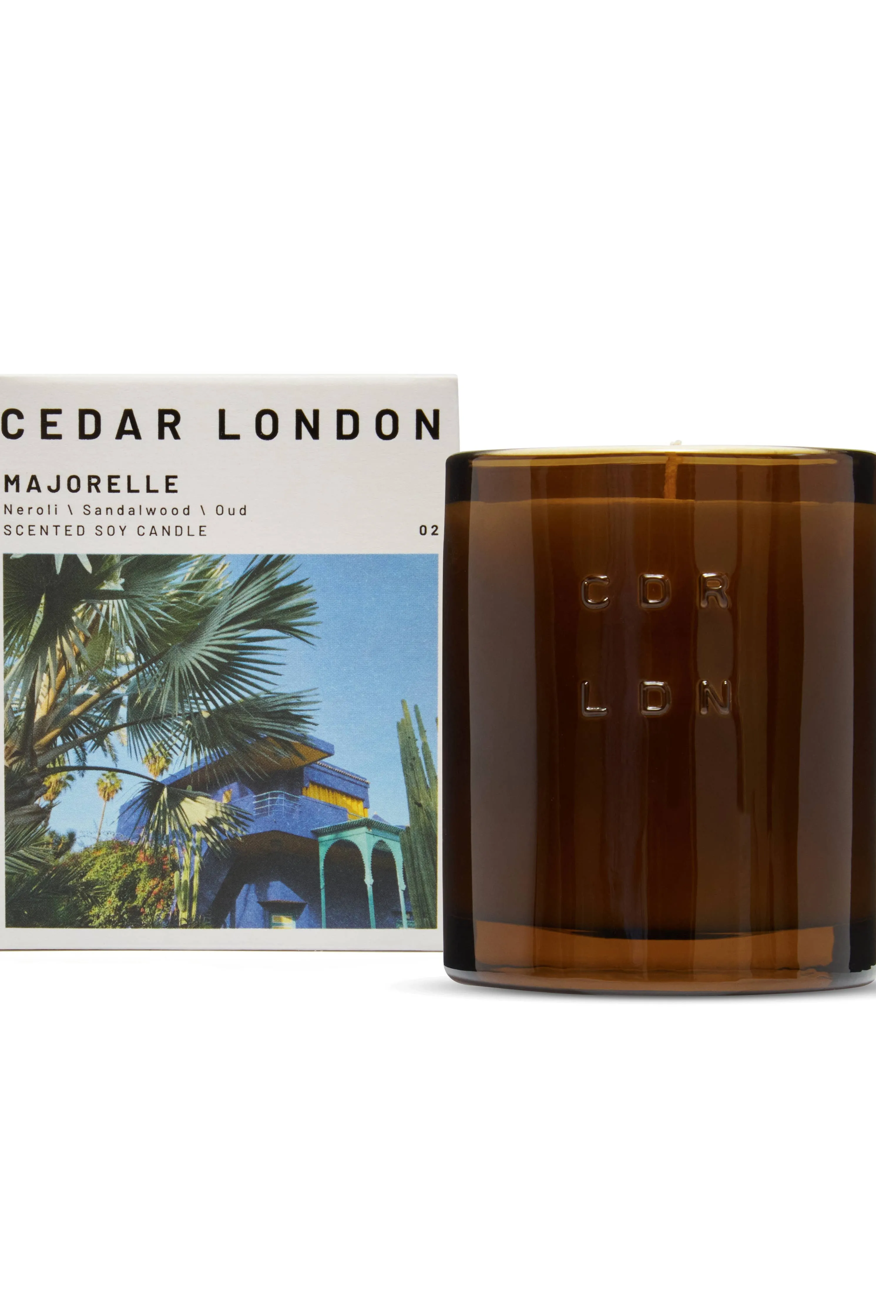 Cedar London Majorelle Candle Jar