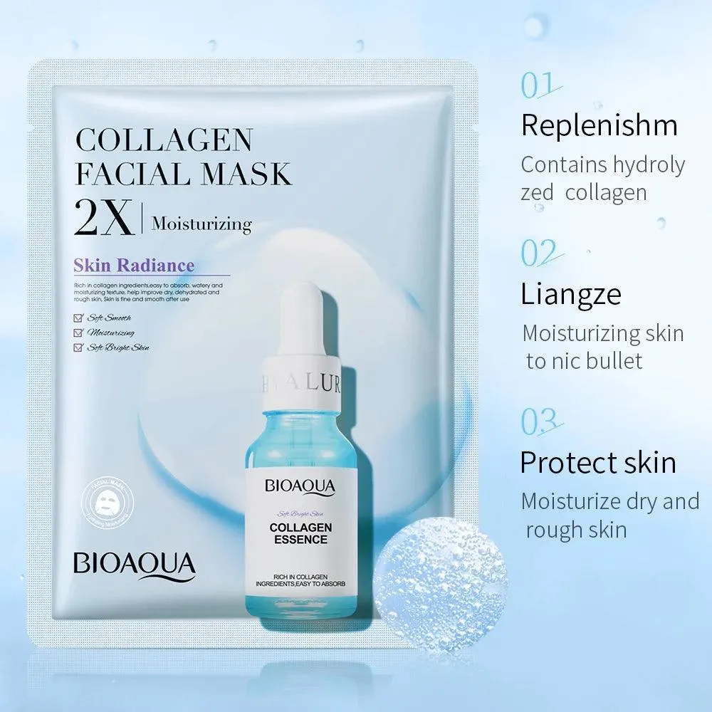 Centella Collagen Hydrating Anti-Aging Face Masks for Luminous Skin