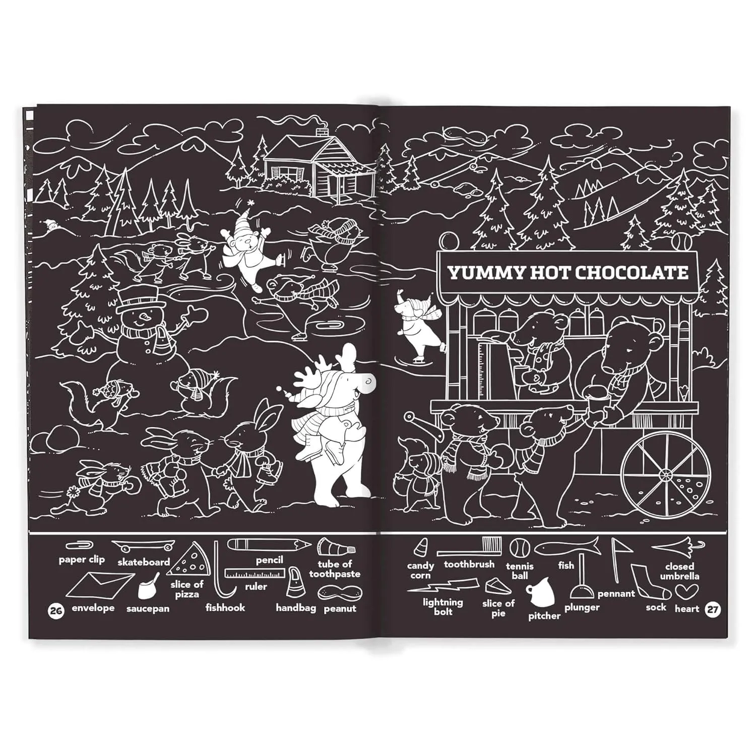Christmas Hidden Pictures Puzzles to Highlight