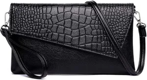 Clutch Purses for Women Casual, Small Wristlet Purses Clutch Handbags Envelope Clutch Bag, PU Leather Wristlet
