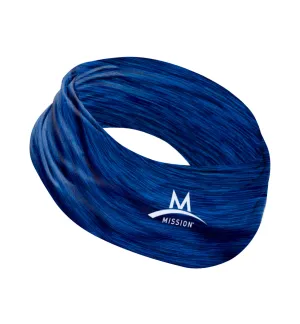 Cooling Compact Neck Gaiter/Mask | Royal Blue Space Dye