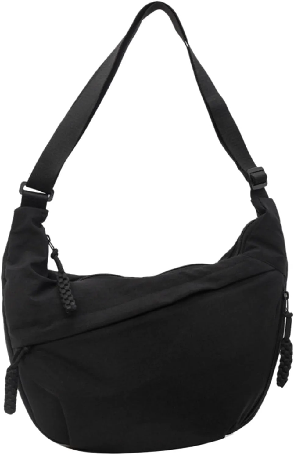 Crescent Crossbody Bags for Women Baggu Crescent Bag Nylon Shoulder Bag Casual Slouchy Sling Hobo Bags Tote Handbag
