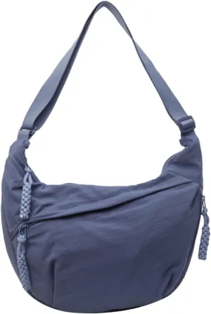 Crescent Crossbody Bags for Women Baggu Crescent Bag Nylon Shoulder Bag Casual Slouchy Sling Hobo Bags Tote Handbag