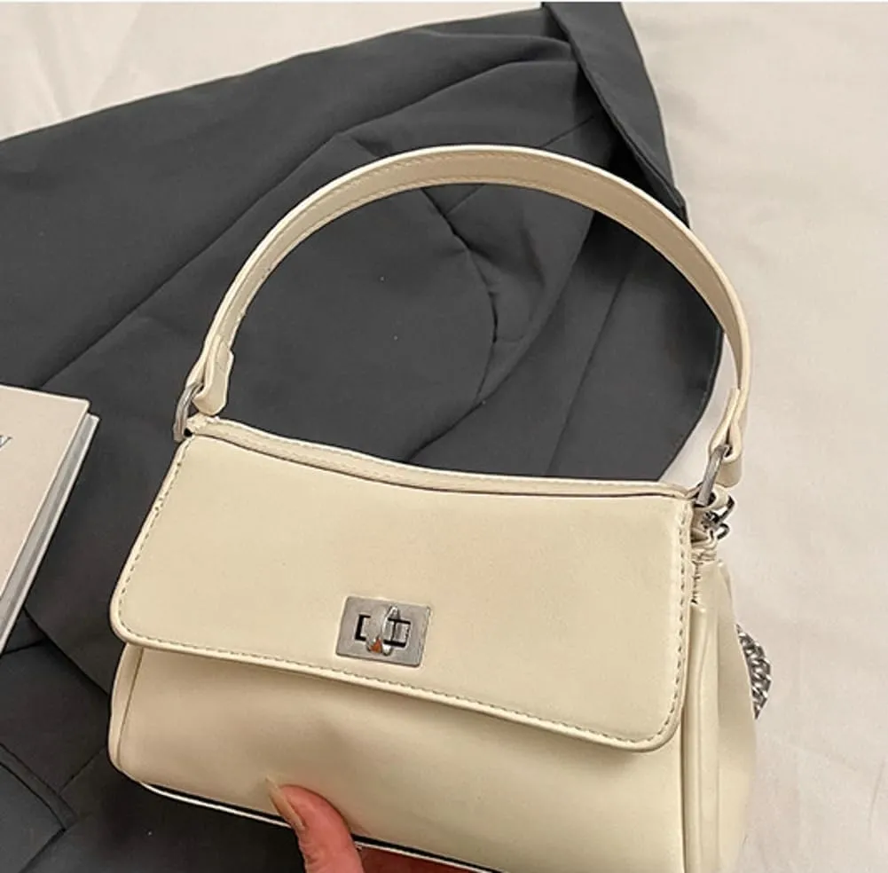 Crescent Hobo Bags Women Trendy PU Leather Underarm Shoulder Bag Cute Crossbody Purse Summer Red Purse Tote Handbag