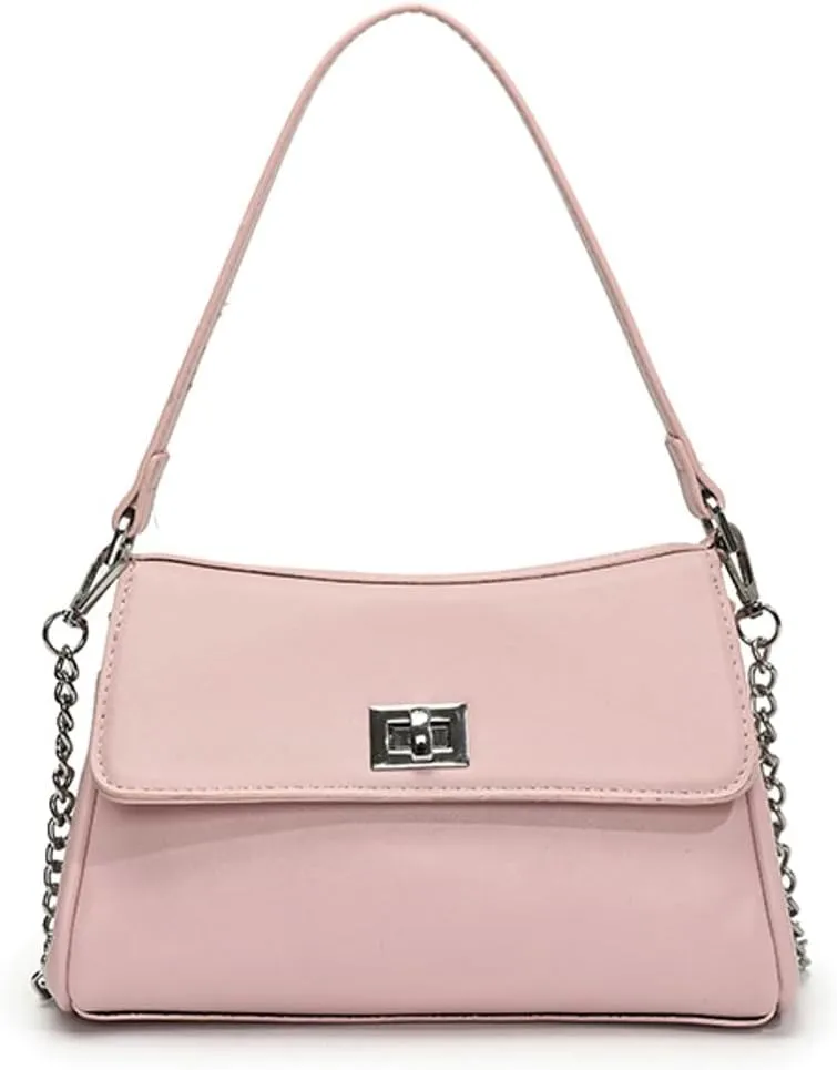 Crescent Hobo Bags Women Trendy PU Leather Underarm Shoulder Bag Cute Crossbody Purse Summer Red Purse Tote Handbag