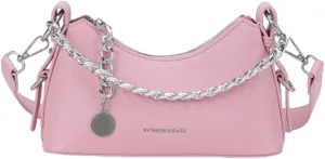 Crescent Shoulder Bag for Women Pu Leather Purses for Women Chain Handbags Spring Summer Hobo Bag Trending Clutch Purse