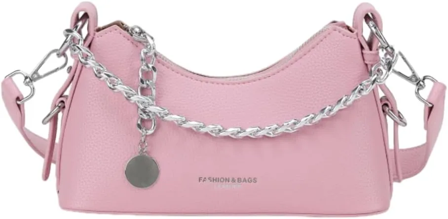 Crescent Shoulder Bag for Women Pu Leather Purses for Women Chain Handbags Spring Summer Hobo Bag Trending Clutch Purse