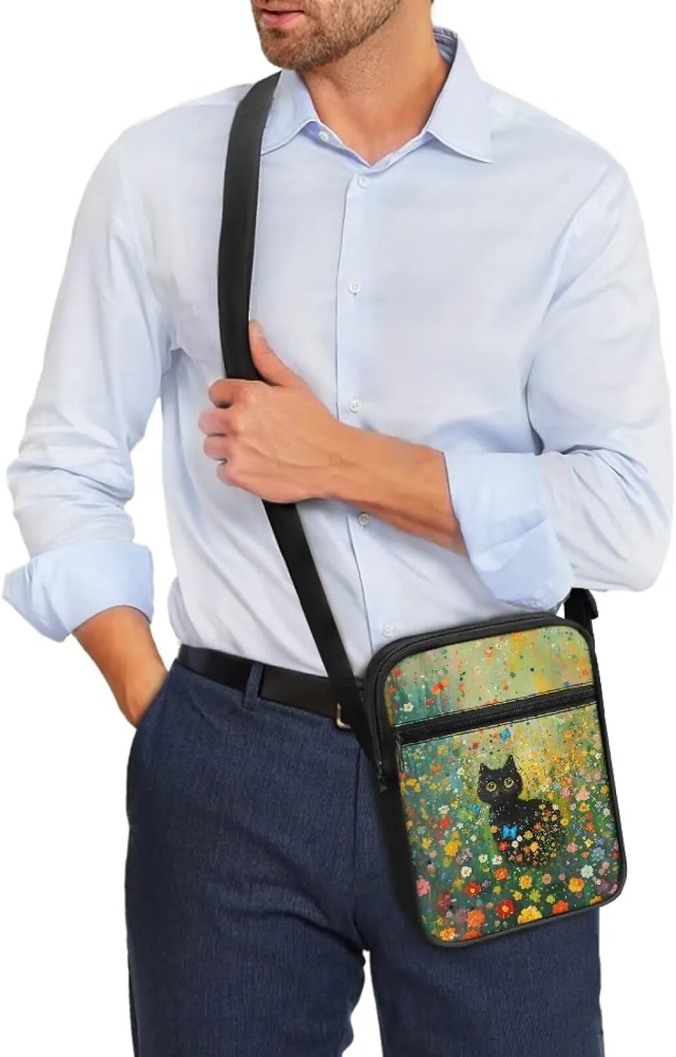 Crossbody Messenger Bags Womens Shoulder Bag Mini Work Office Bag Briefcases with Zipper