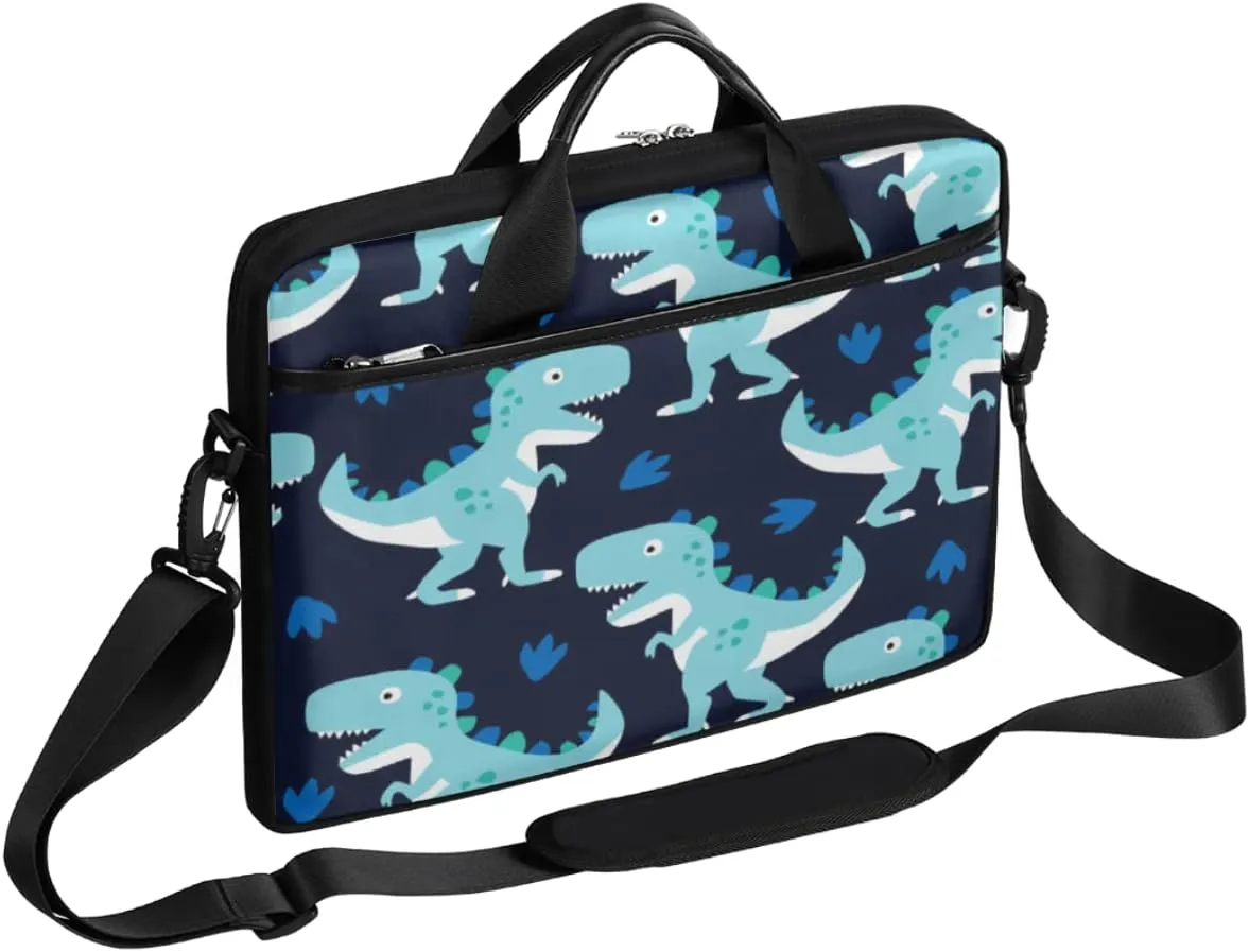 Cute Cartoon Car Laptop Shoulder Messenger Bag Waterproof Laptop Briefcase with Handle and Padded Strap Case Sleeve
