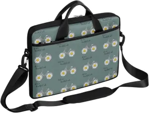 Cute Tropic Animals Laptop Shoulder Messenger Bag Waterproof Laptop Briefcase Handle Padded Strap