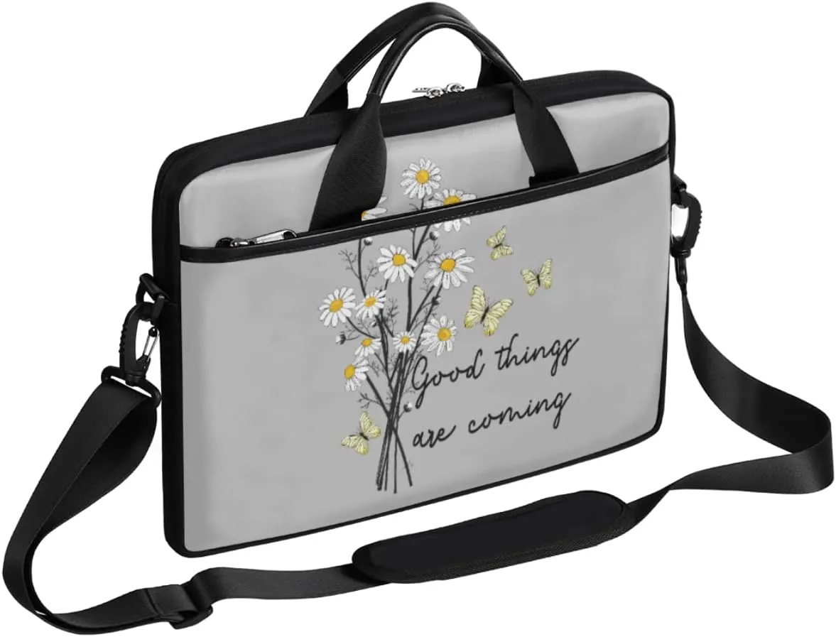 Cute Whale Laptop Shoulder Messenger Bag Waterproof Laptop Briefcase with Handle and Padded Strap Case Sleeve