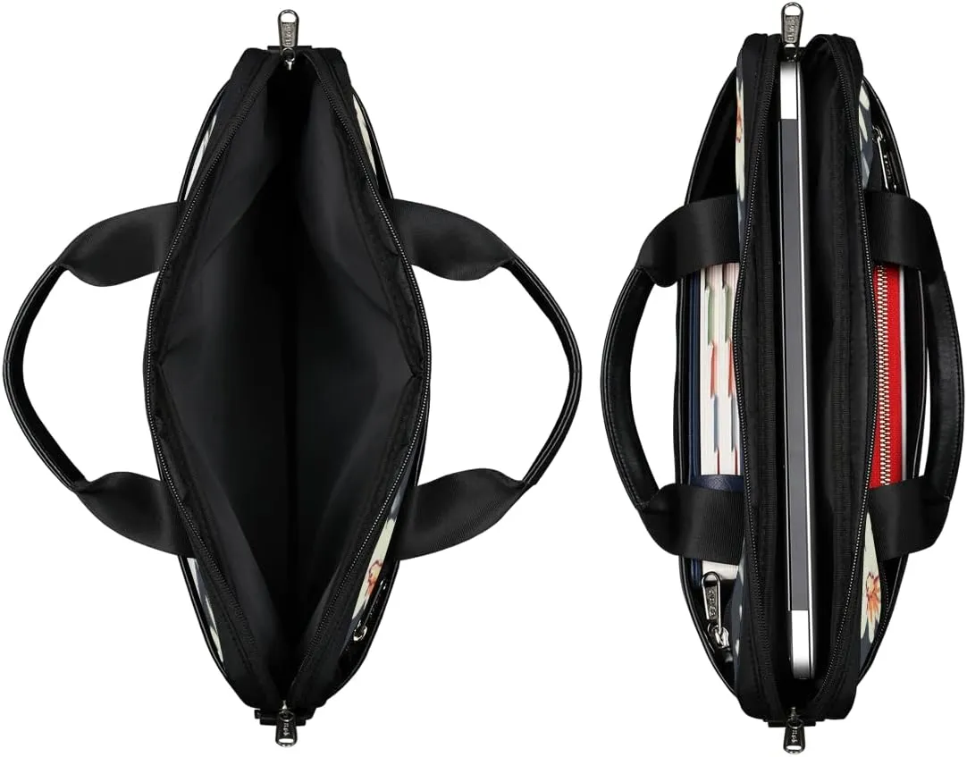 Cute Whale Laptop Shoulder Messenger Bag Waterproof Laptop Briefcase with Handle and Padded Strap Case Sleeve