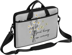 Cute Whale Laptop Shoulder Messenger Bag Waterproof Laptop Briefcase with Handle and Padded Strap Case Sleeve