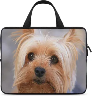 Cutest Yorkies Laptop Bag Slim Carrying Case Computer Bag Briefcase Handbag Messenger Bag Business Casual