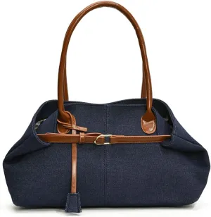 Denim Hobo Bags Women Summer Beach Bag Cute Underarm Shoulder Crossbody Purse Trendy Travel Crescent Tote Handbag 2025