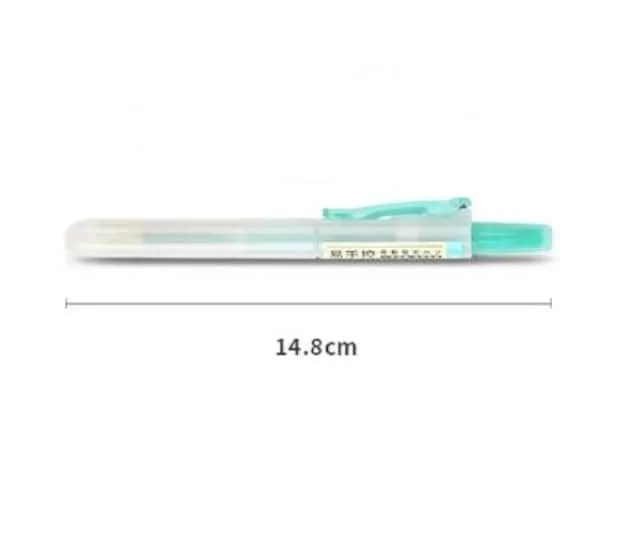 Dianshi RETRACTABLE MACAROON Color Highlighter Set Refillable Highlighter Set Eco Conscious Four Series Six Pen Set 24 Colors | DS-805S