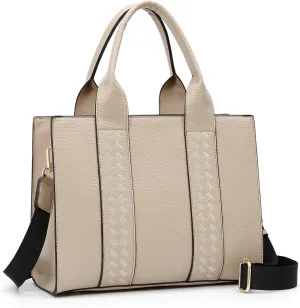 DMICXEL Tote Bag Crossbody Purses for Women Shoulder Handbag PU Leather Top Handle Satchel Bags