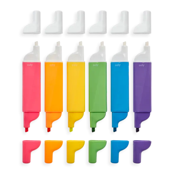 Do-Overs Erasable Highlighters - Set of 6