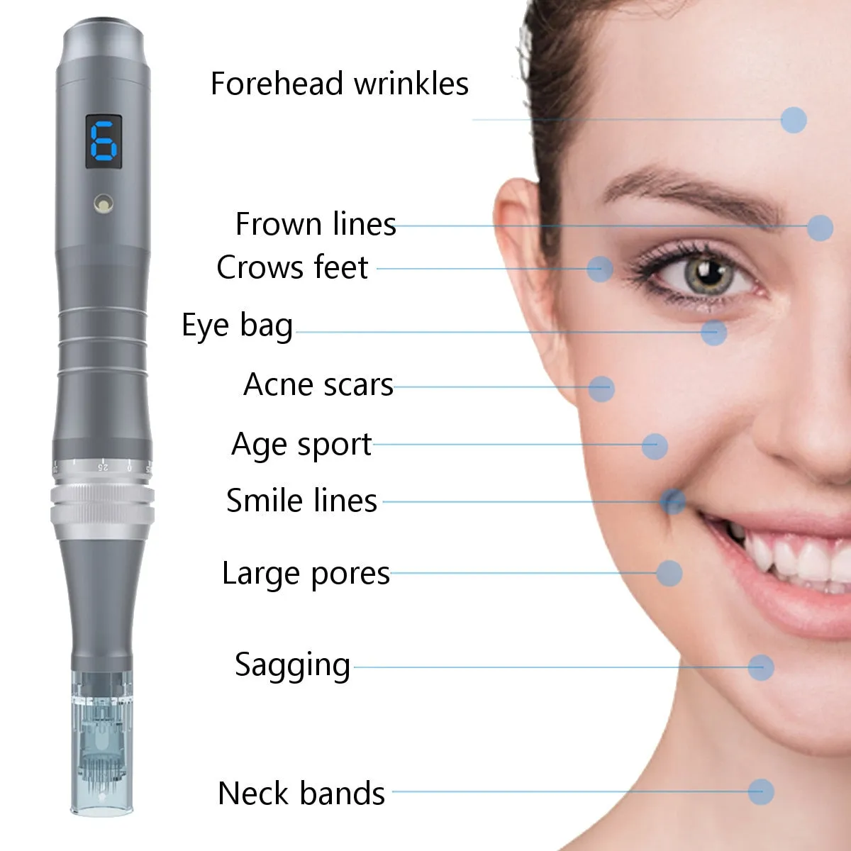 Dr. Pen M8  Rechargeable Micro-Needling Anti-Aging Therapy Pen System