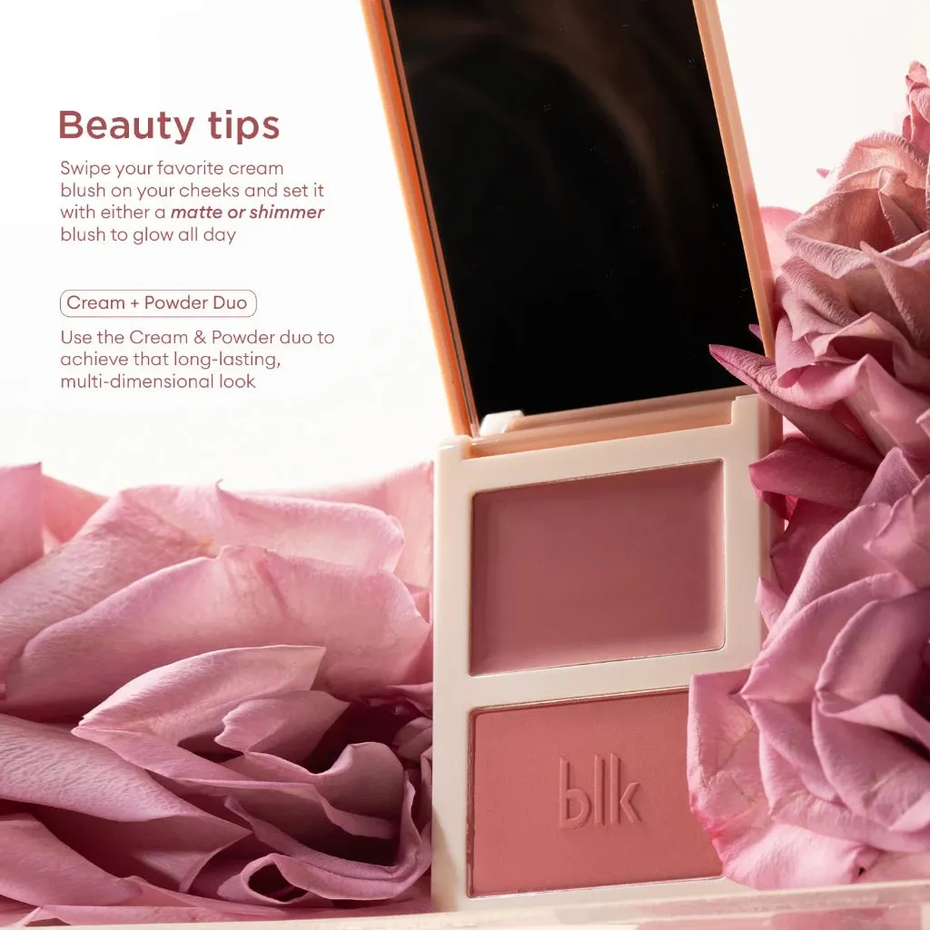 Dual Blush Palette Cream   Powder