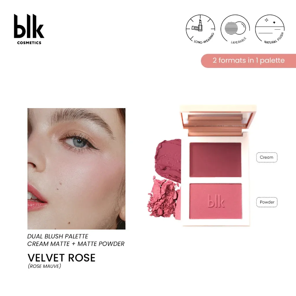 Dual Blush Palette Cream   Powder