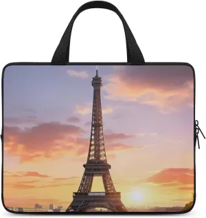 Eiffel Tower Laptop Bag Carrying Case Computer Protective Sleeve Case Briefcase for Men Women