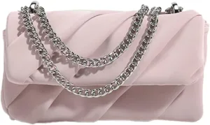 Elegant Clutch Purses for Women Shiny Handbags for Women with Chain Small Purse Crossbody Bag Satchel for Prom Wedding Dating