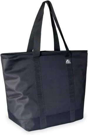 Everest Cooler Shopping Tote, Black