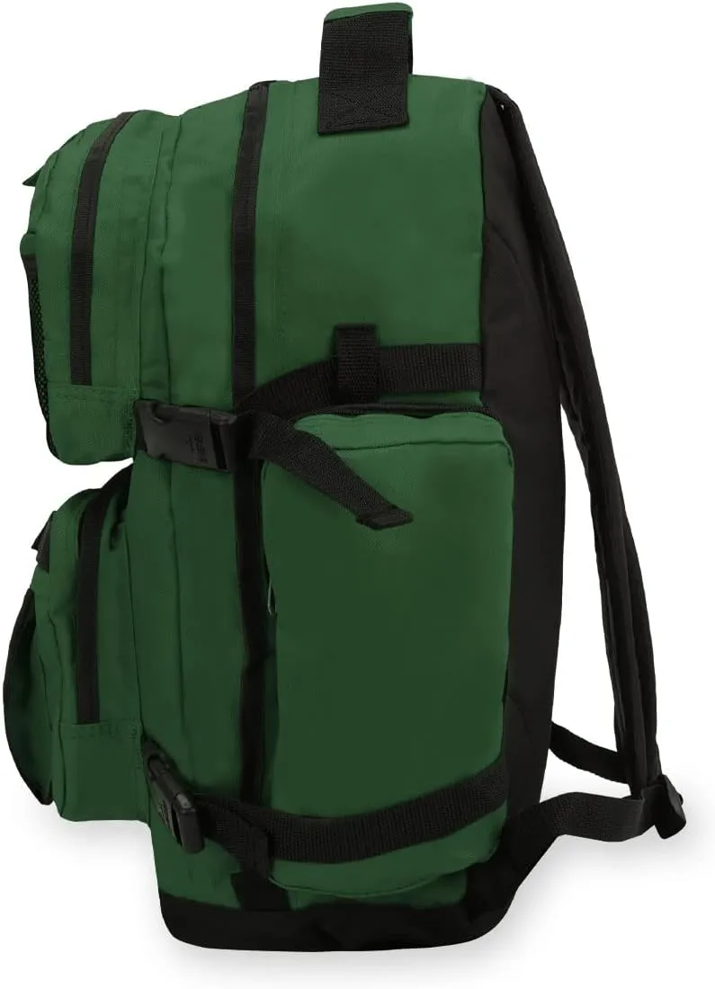 Everest Luggage Oversize Deluxe Backpack, Dark Green, X-Large
