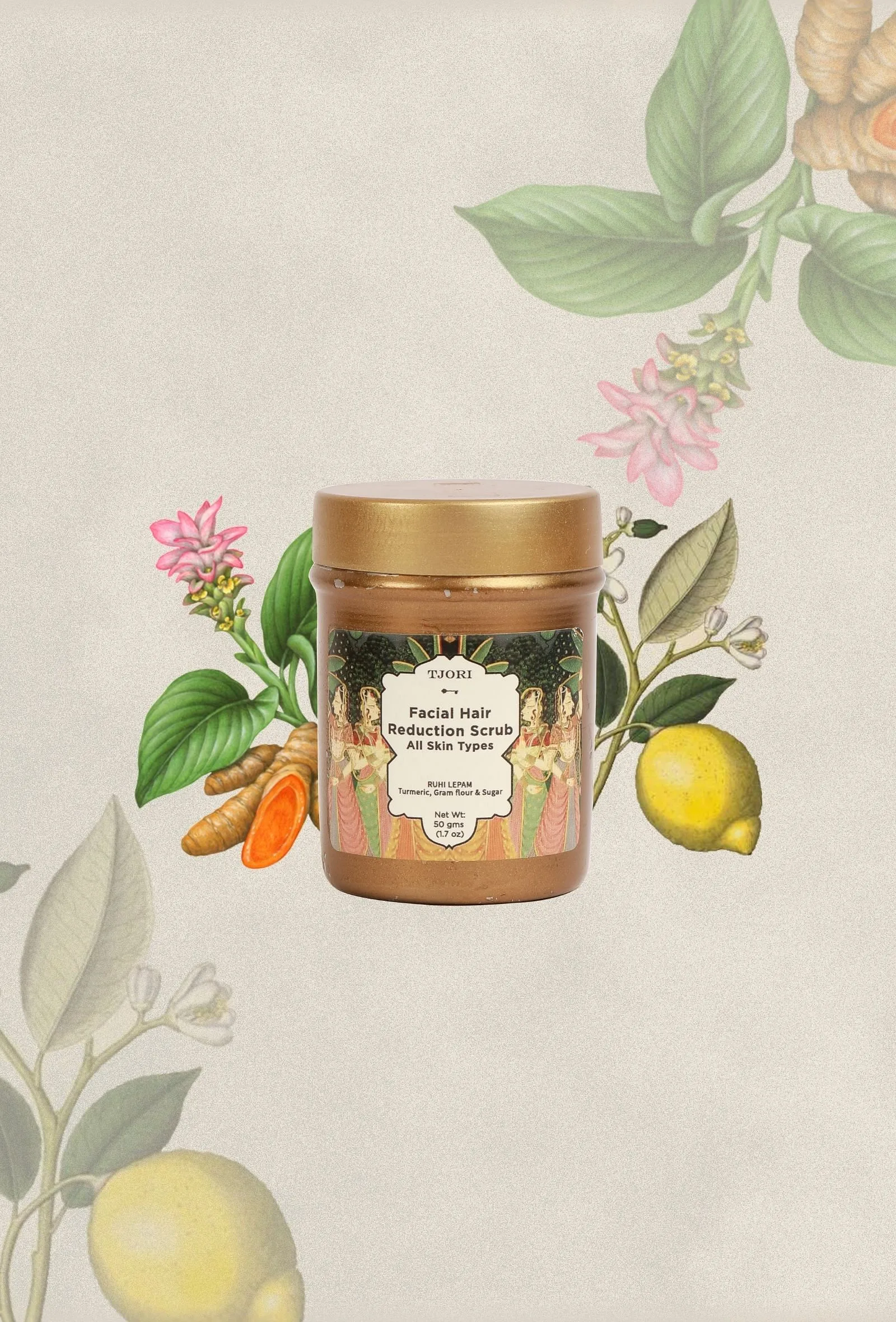 Facial Hair Growth Reducing Scrub